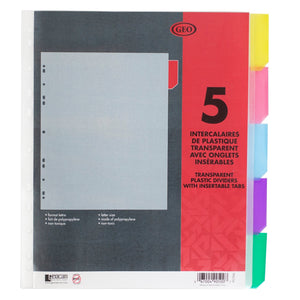 Index and Binder Dividers
