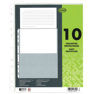 Clear Sheet Protectors