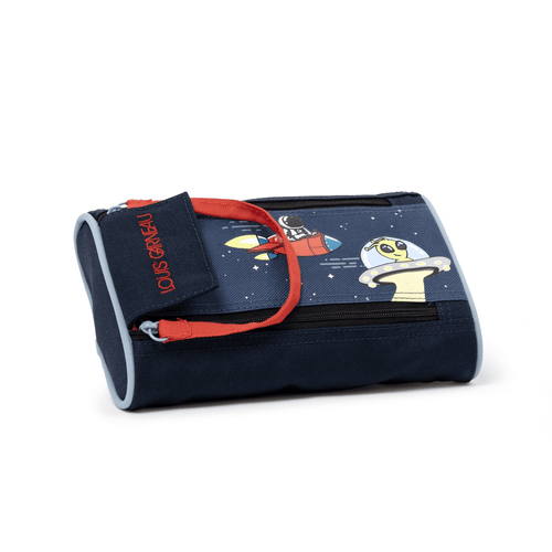 Louis Garneau astronaut pencil case with 2 closures