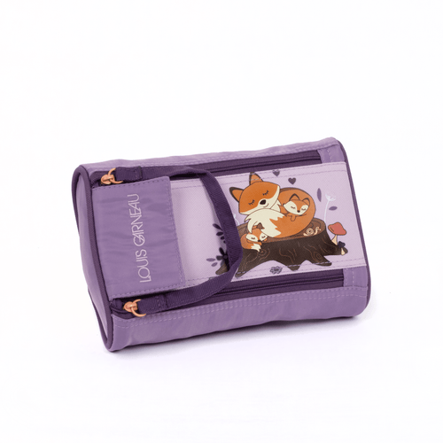 Louis Garneau fox pencil case with 2 closures