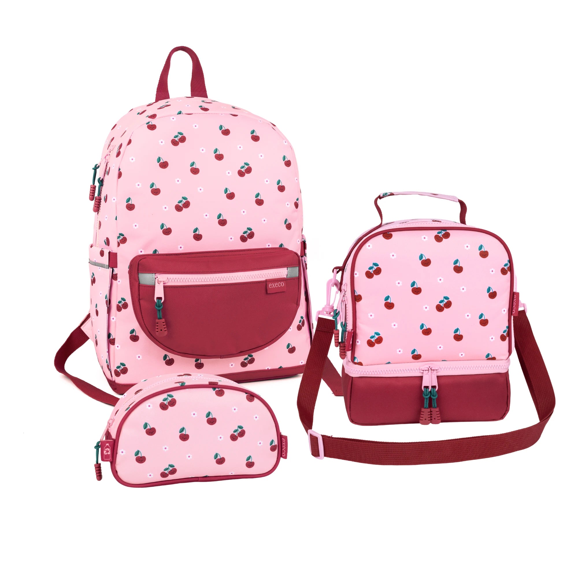 Ensemble de 3 Execo cerises