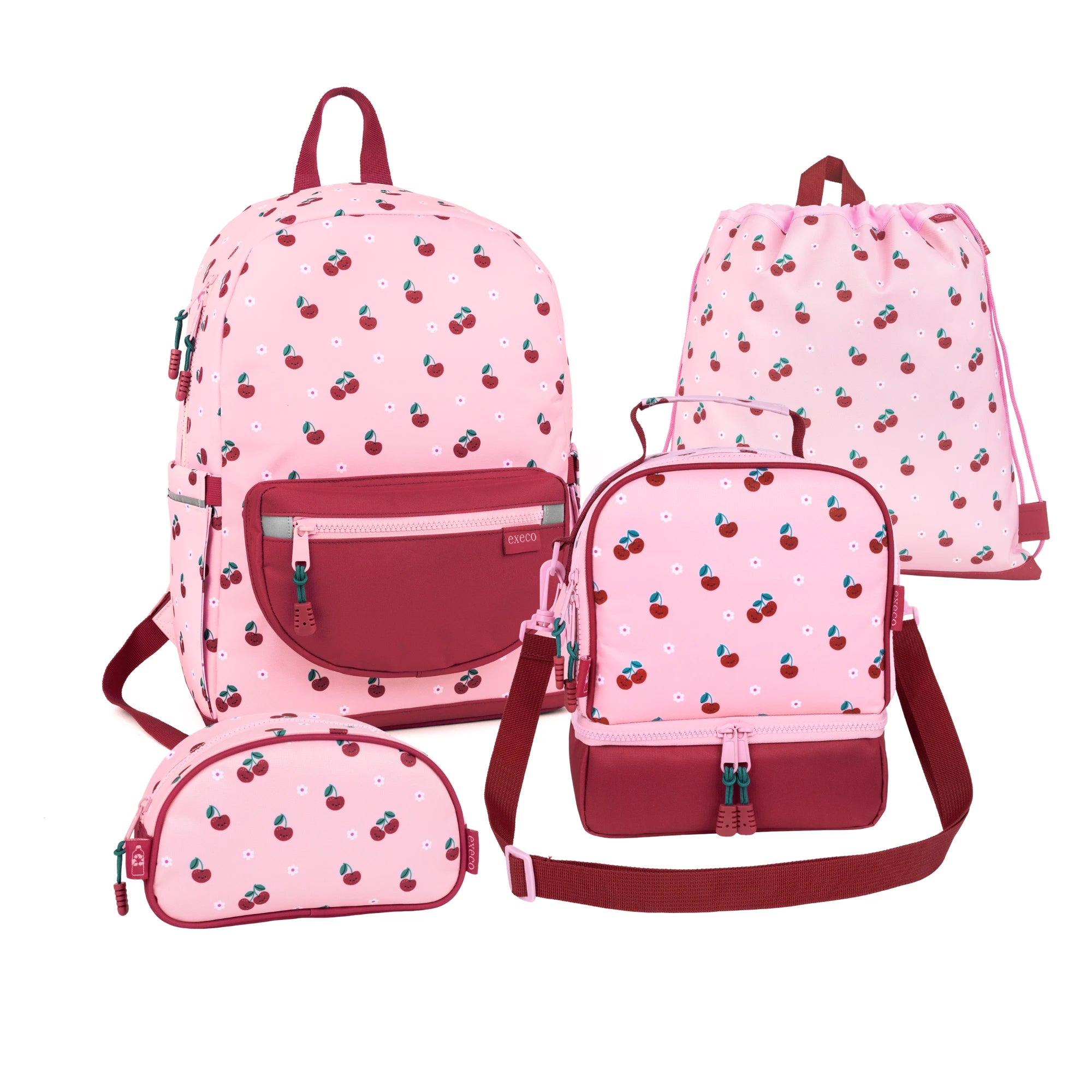 Ensemble de 4 Execo cerises