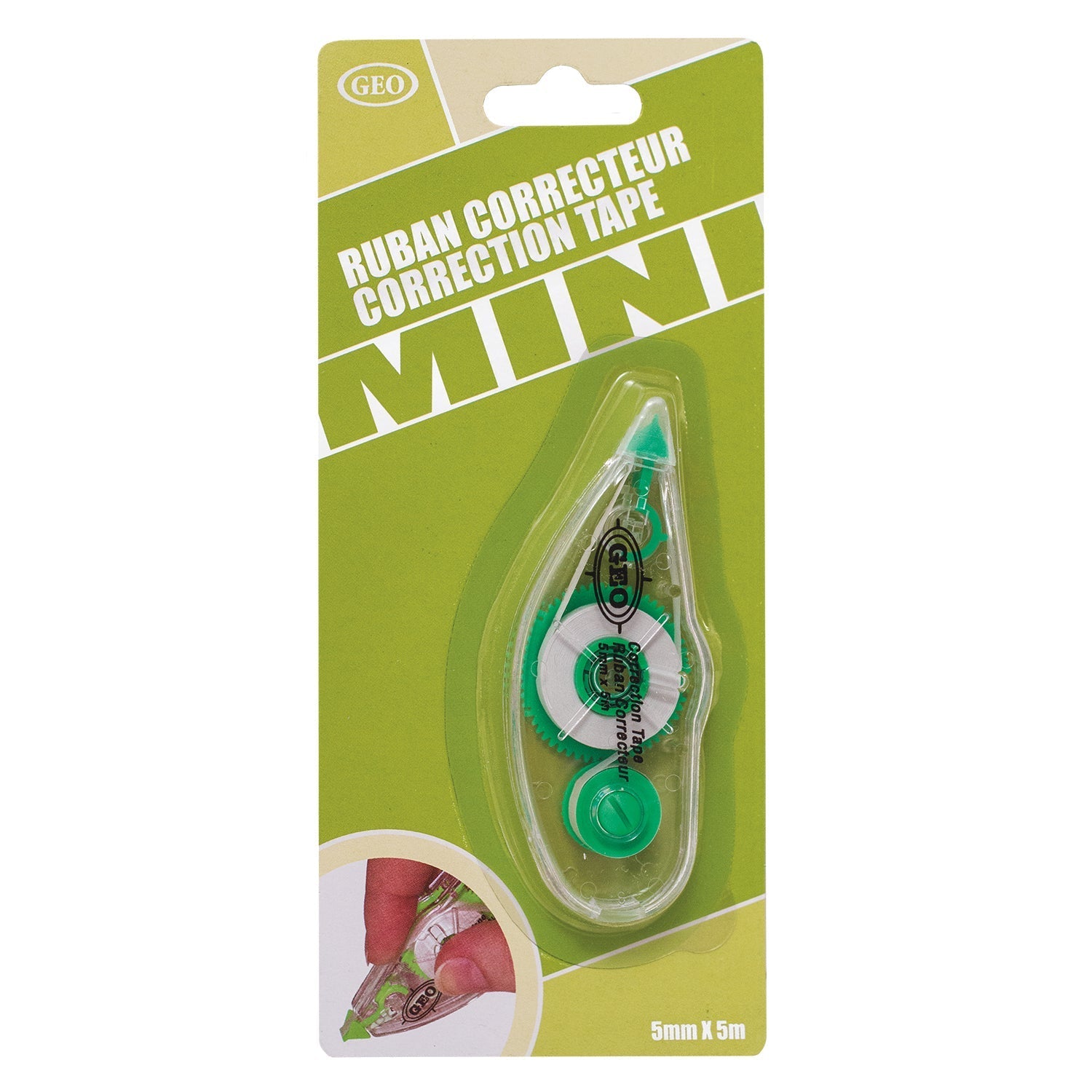 Mini ruban correcteur 5 mm x 5 m GEO - Trippin Store
