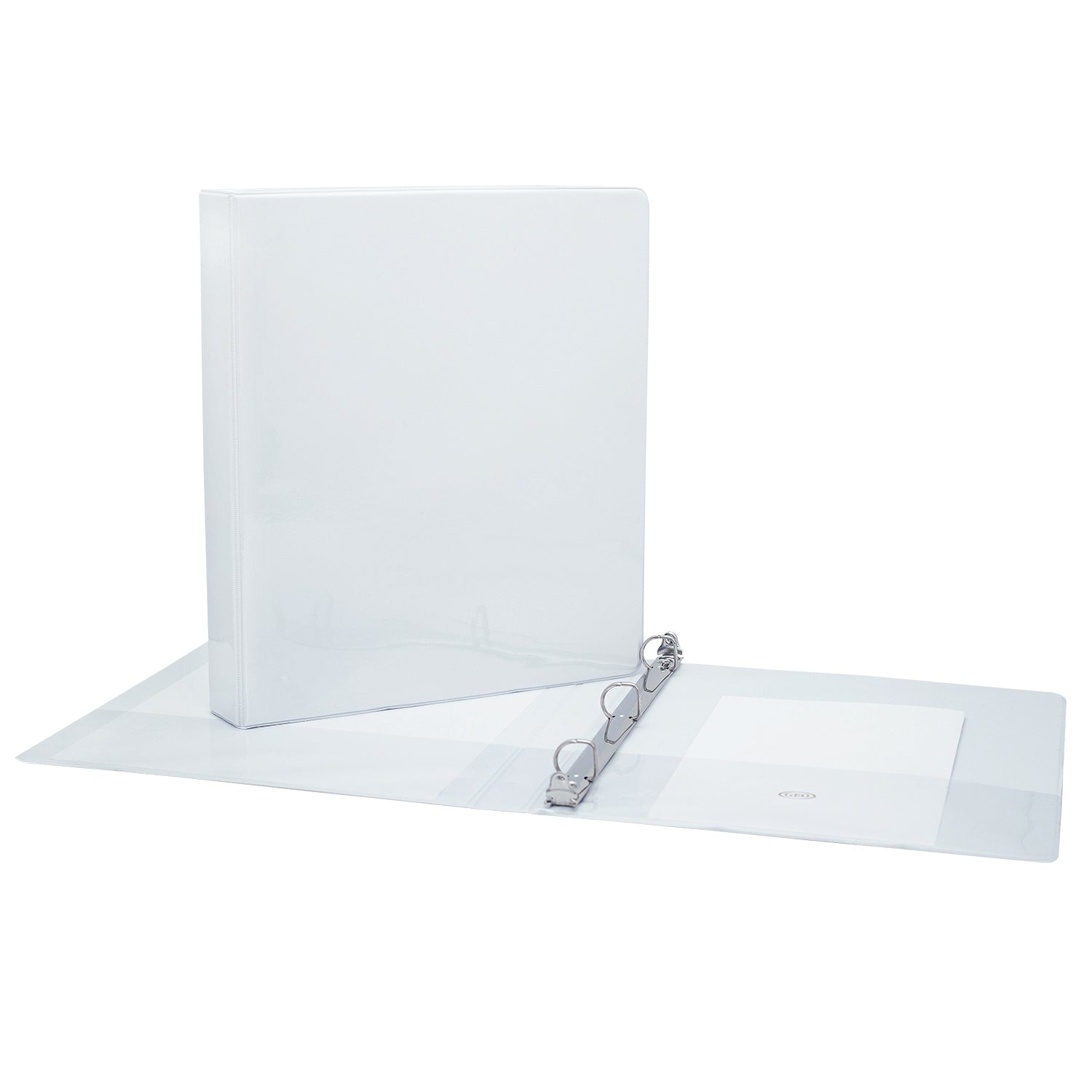 Cartable 1 pouce blanc GEO - Trippin Store