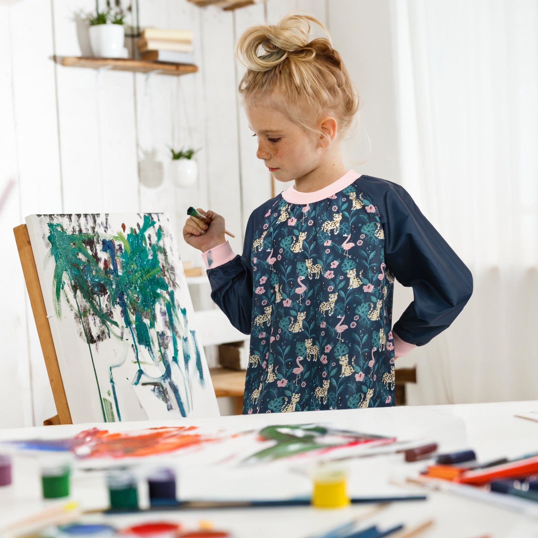 Tablier de peinture 6 ans Execo léopard - Trippin Store