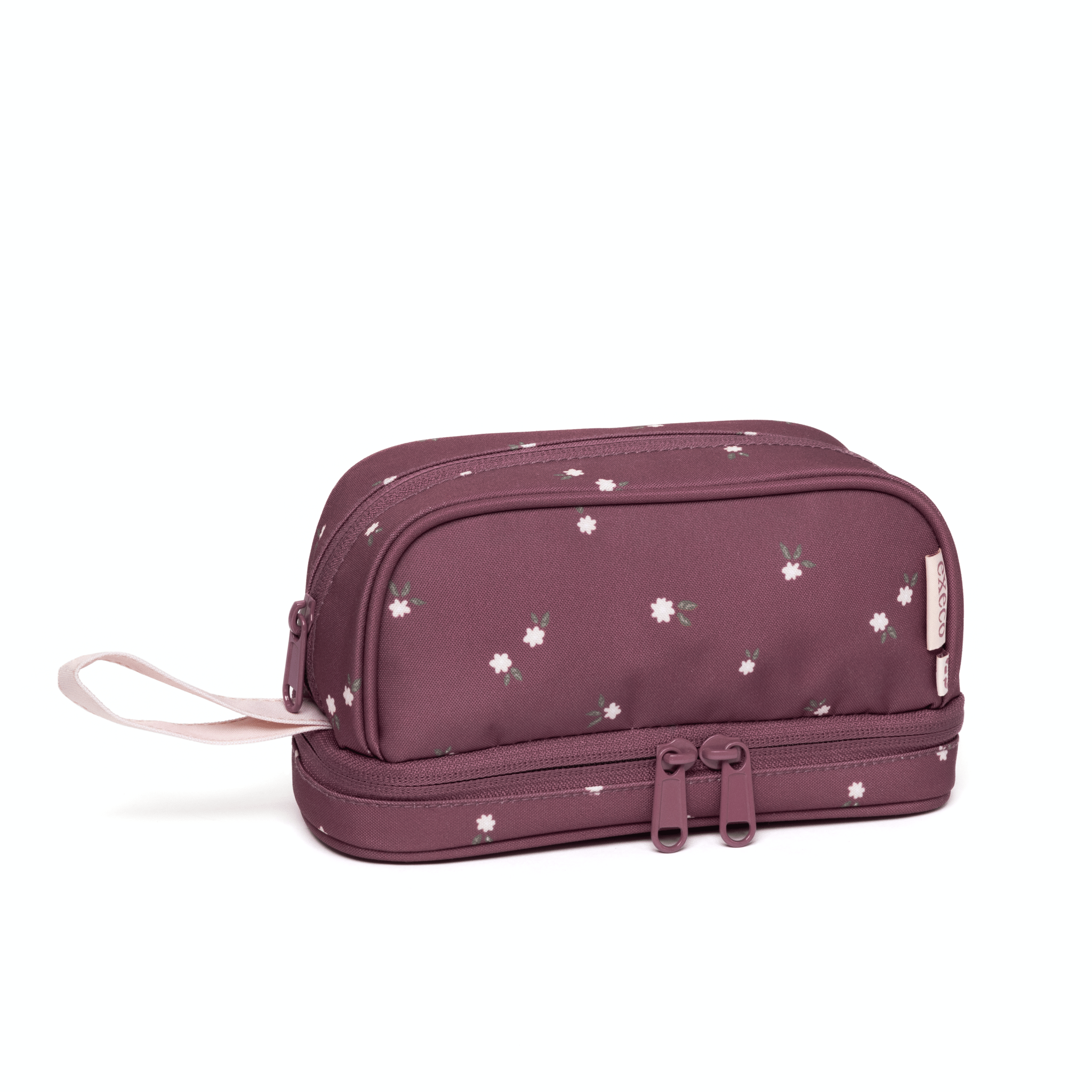 Étui à crayon Execo fleurs rose - Trippin Store