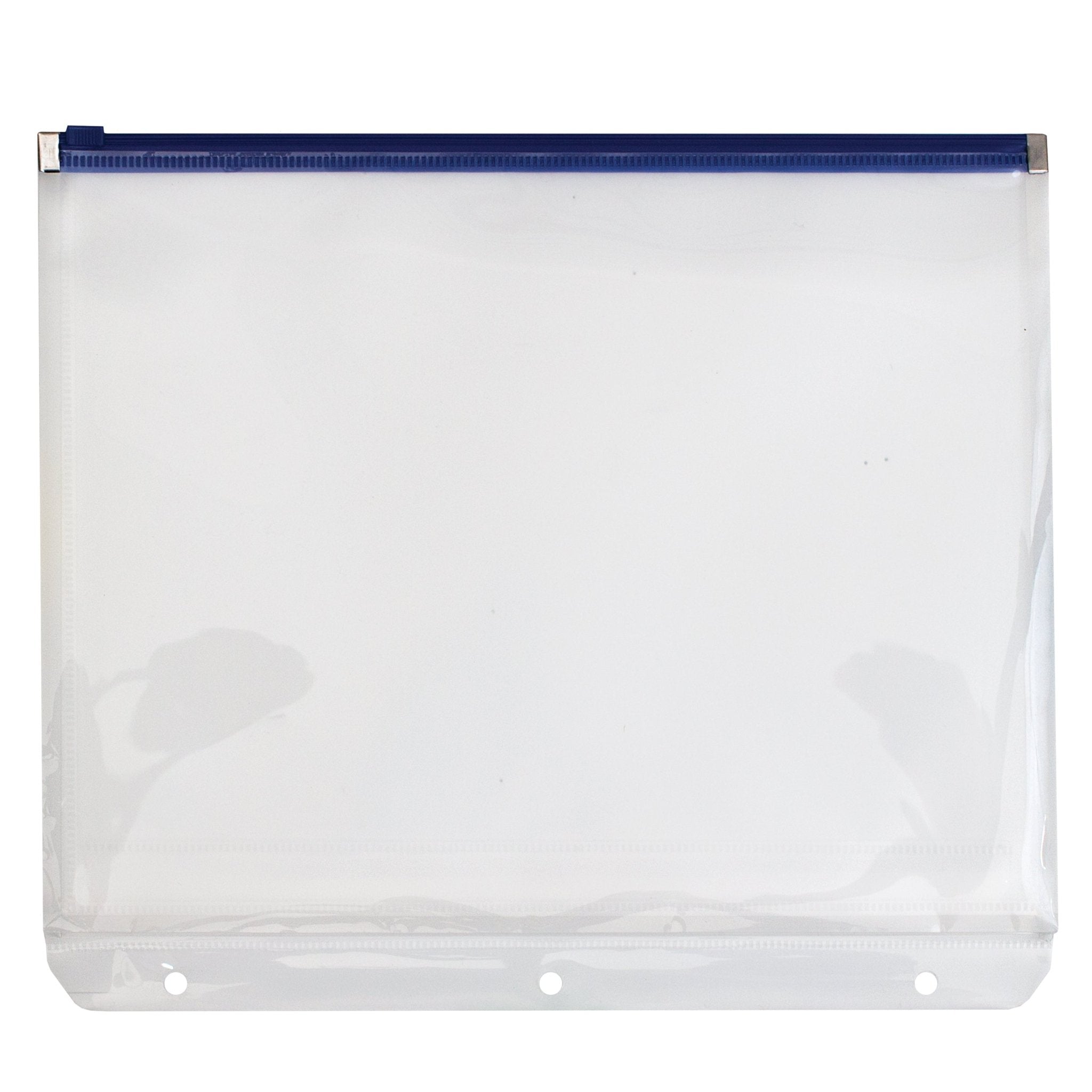 Pochette protectrice transparente format lettre à fermeture à glissière 3 trous GEO - Trippin Store