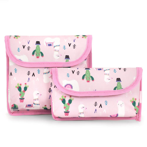 Gazoo pink llama snack bags