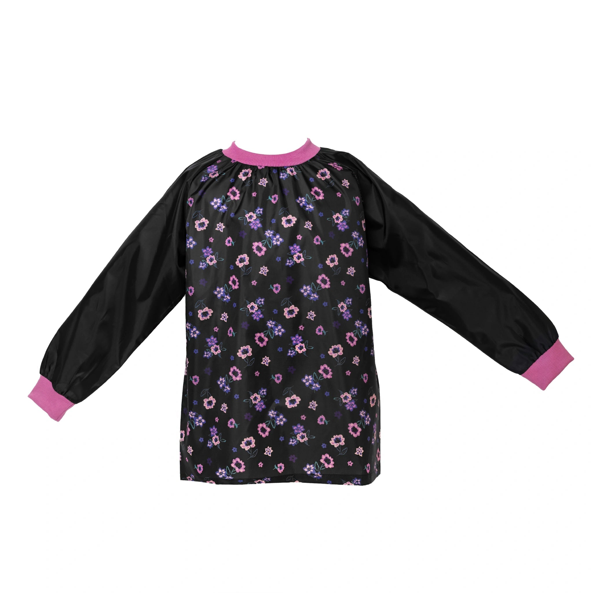 Tablier de peinture 6 à 8 ans Louis Garneau fleurs mauves - Trippin Store