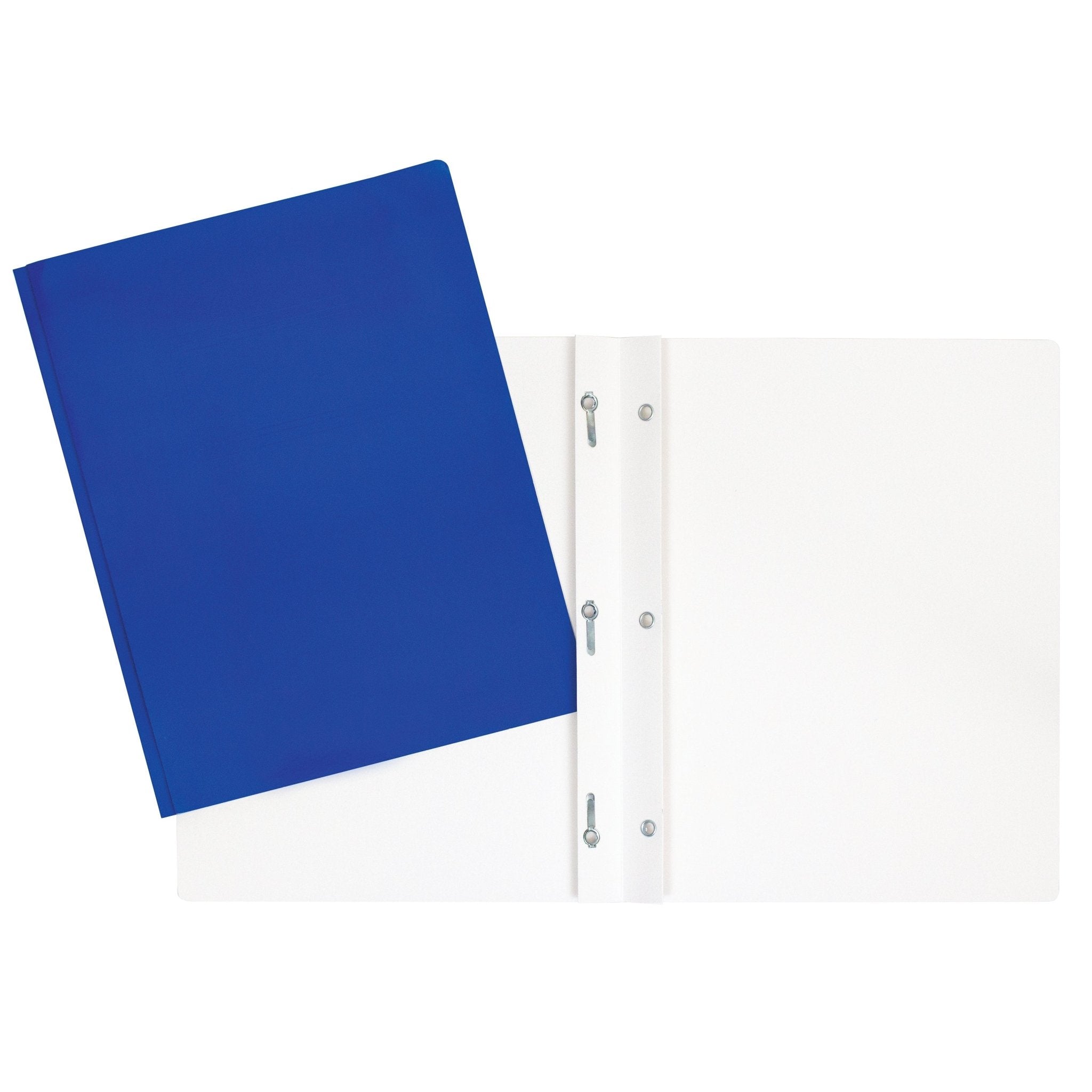 Duo tang de carton laminé bleu foncé avec attaches GEO - Trippin Store