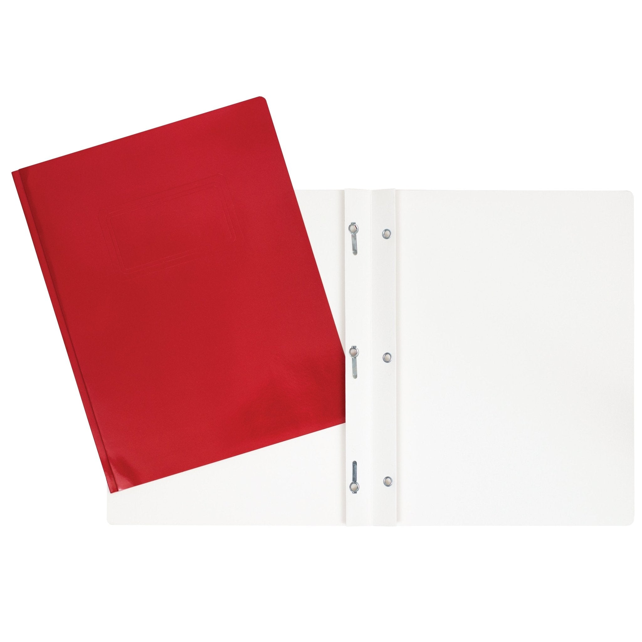 Duo tang de carton laminé rouge avec attaches GEO - Trippin Store