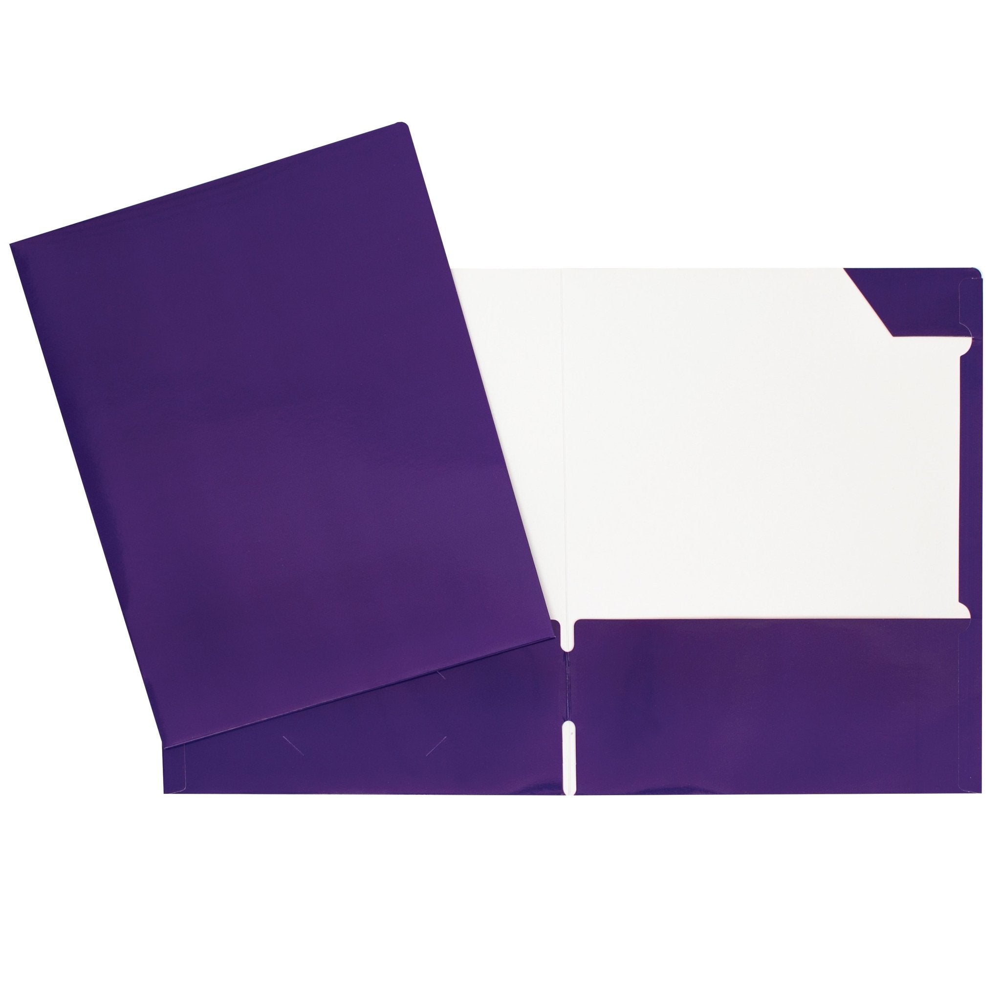 Duo tang de carton laminé violet avec pochettes GEO - Trippin Store