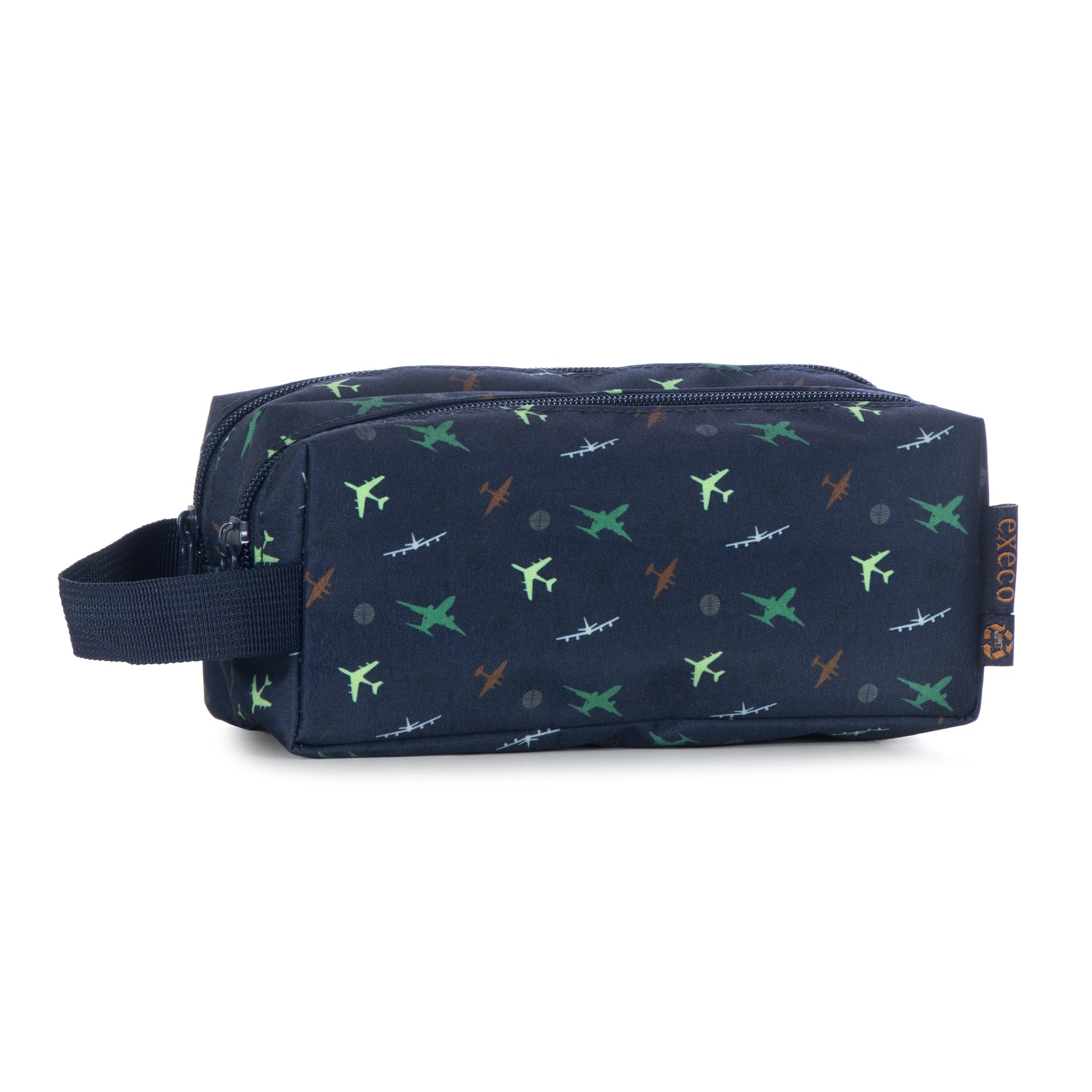 Execo airplane double pencil case