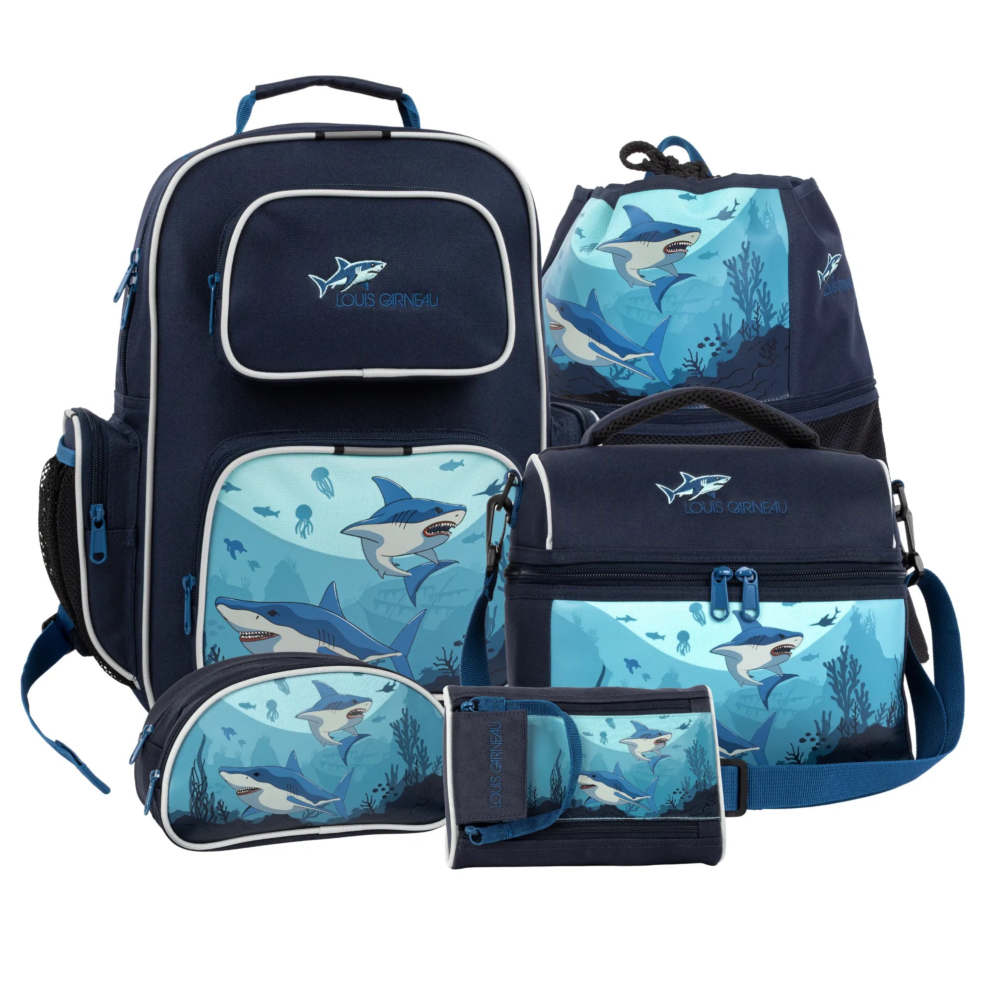 Ensemble de 5 Louis Garneau requin