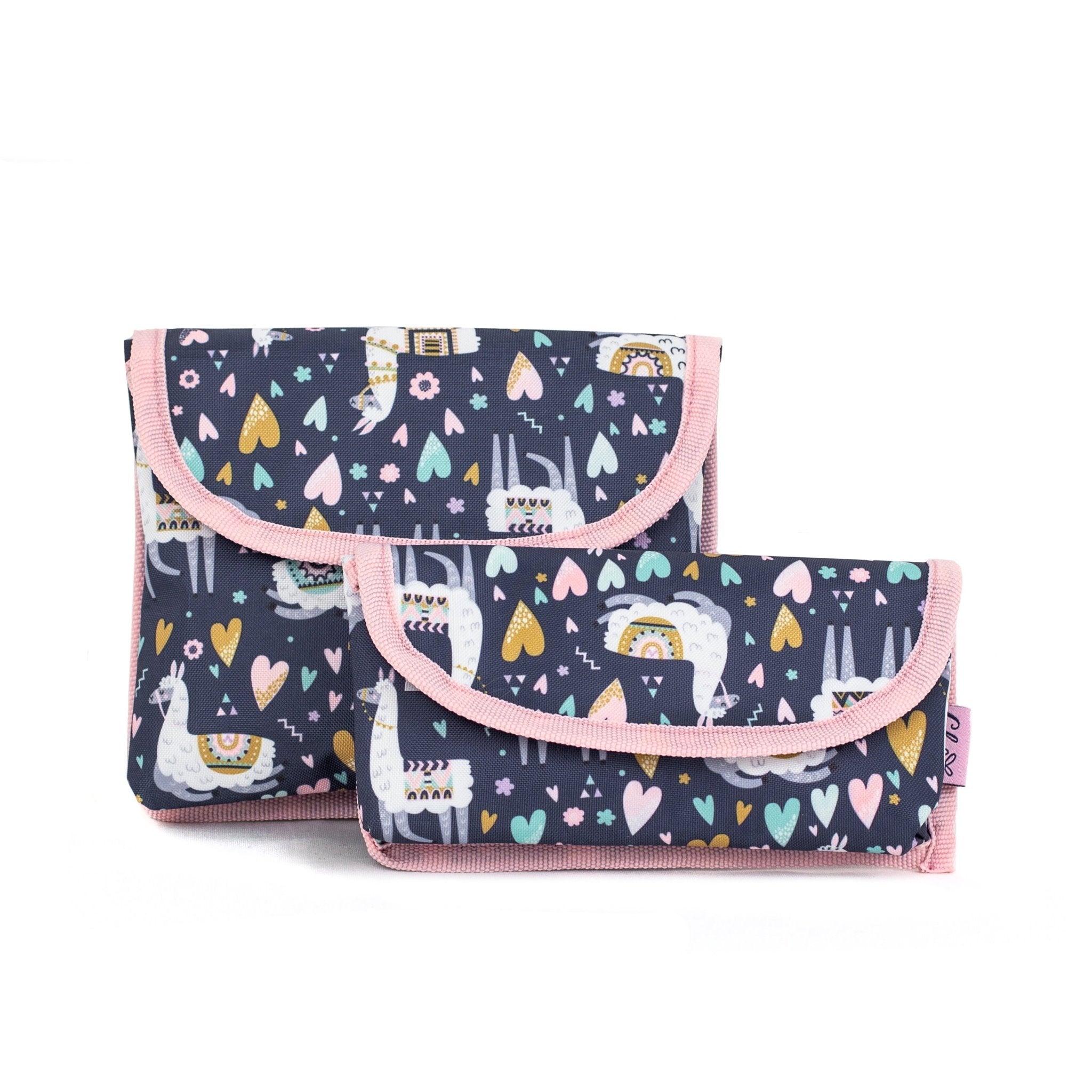 Sacs collation Gazoo Lama bleu et rose - Trippin Store