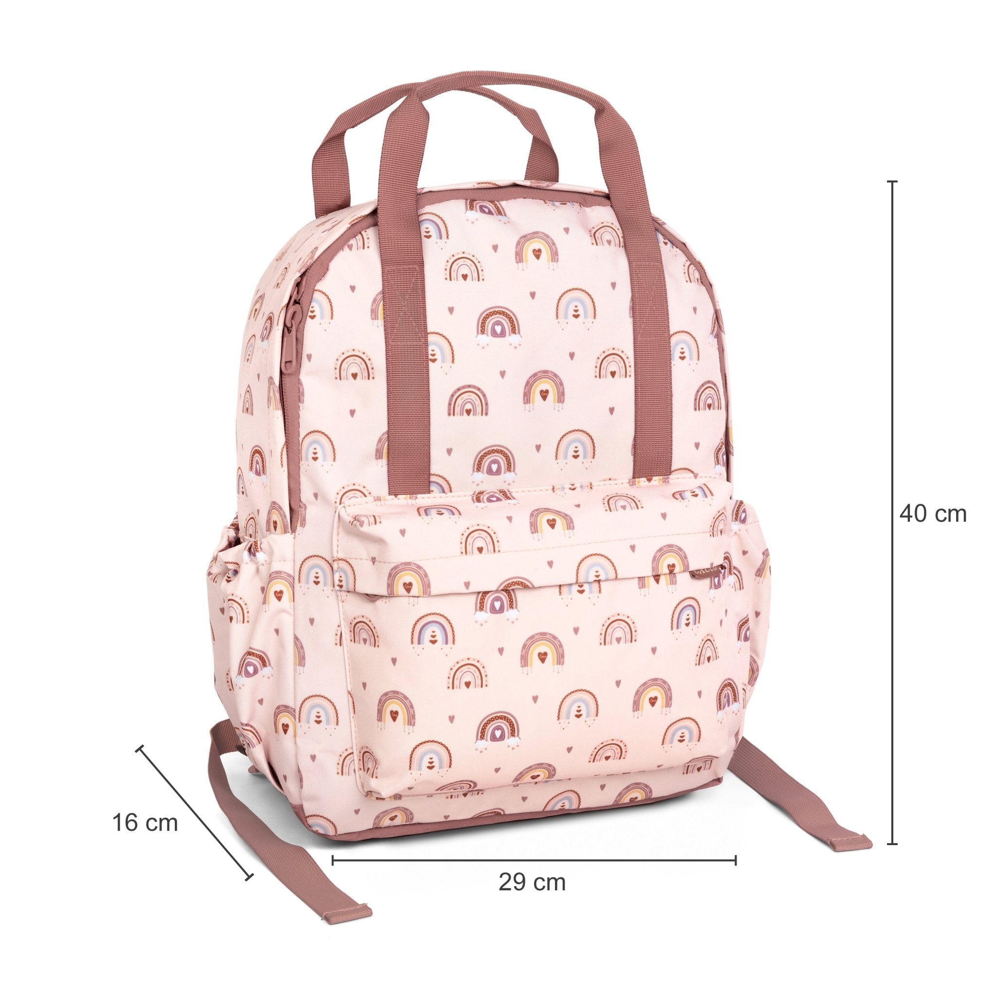 ArcEnCiel Kid's Backpack – Robot Design, 15.7x11.8x3.9 Inches, Padded Straps, Insulated Snack Pocket