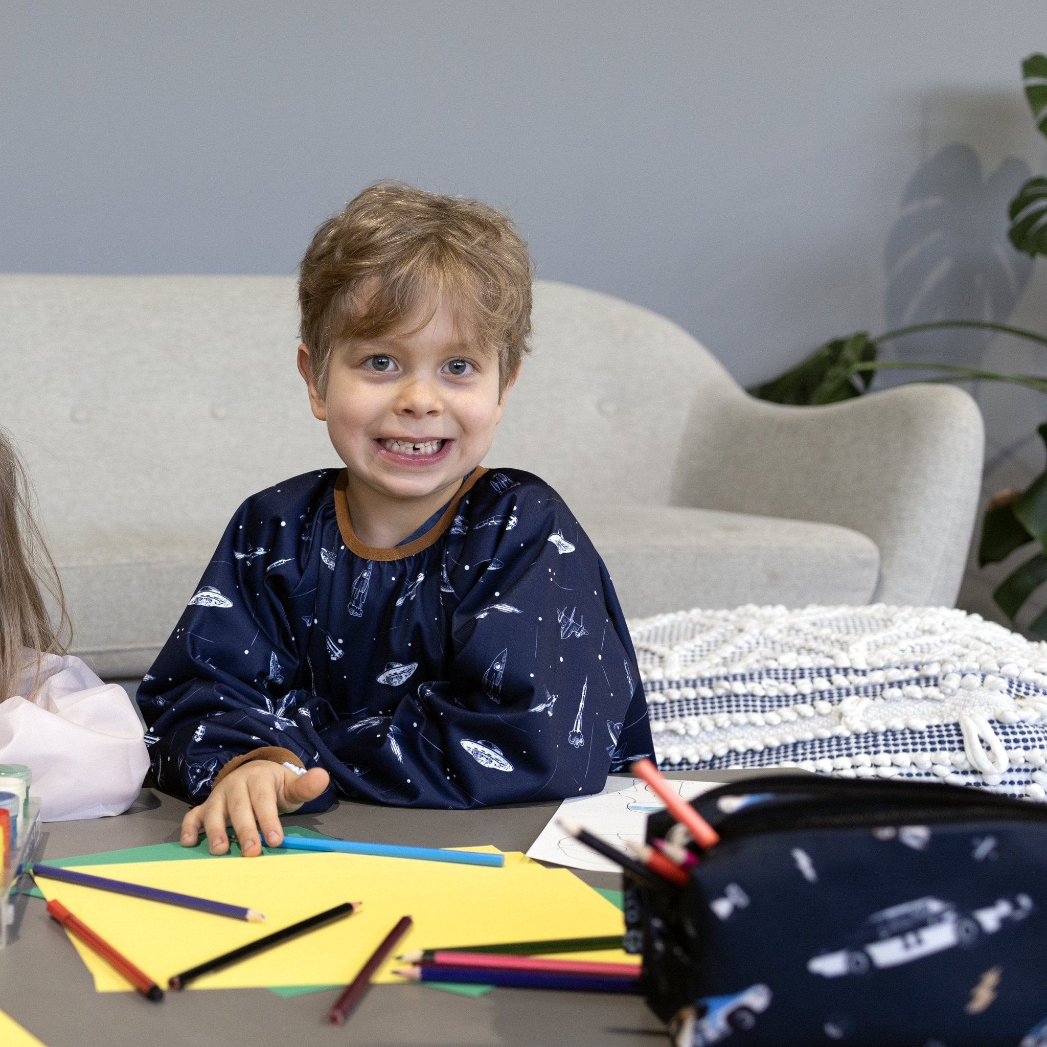 Tablier de peinture 6 à 8 ans Execo fusée - Trippin Store