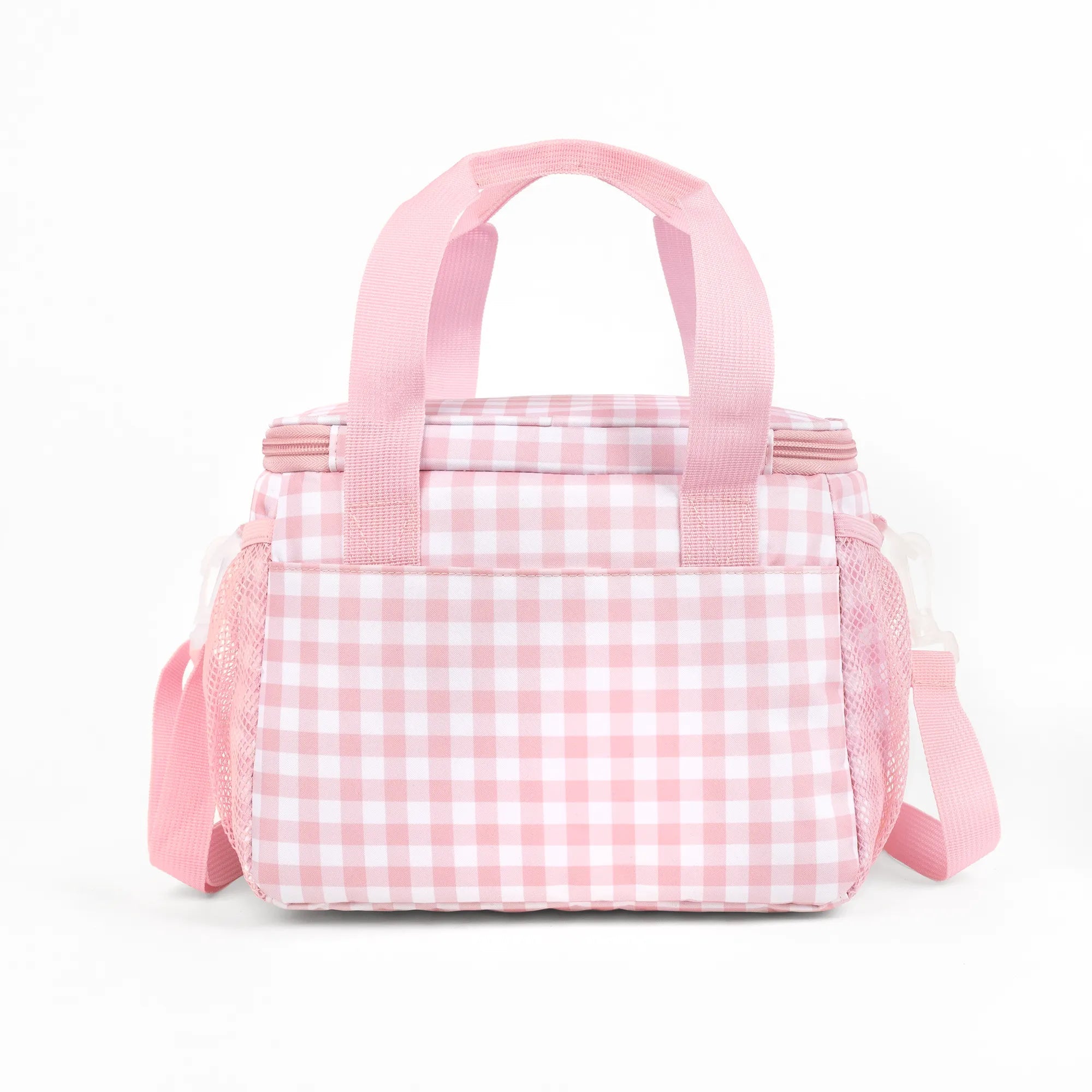 Boîte à lunch Execo carreaux rose - Trippin Store