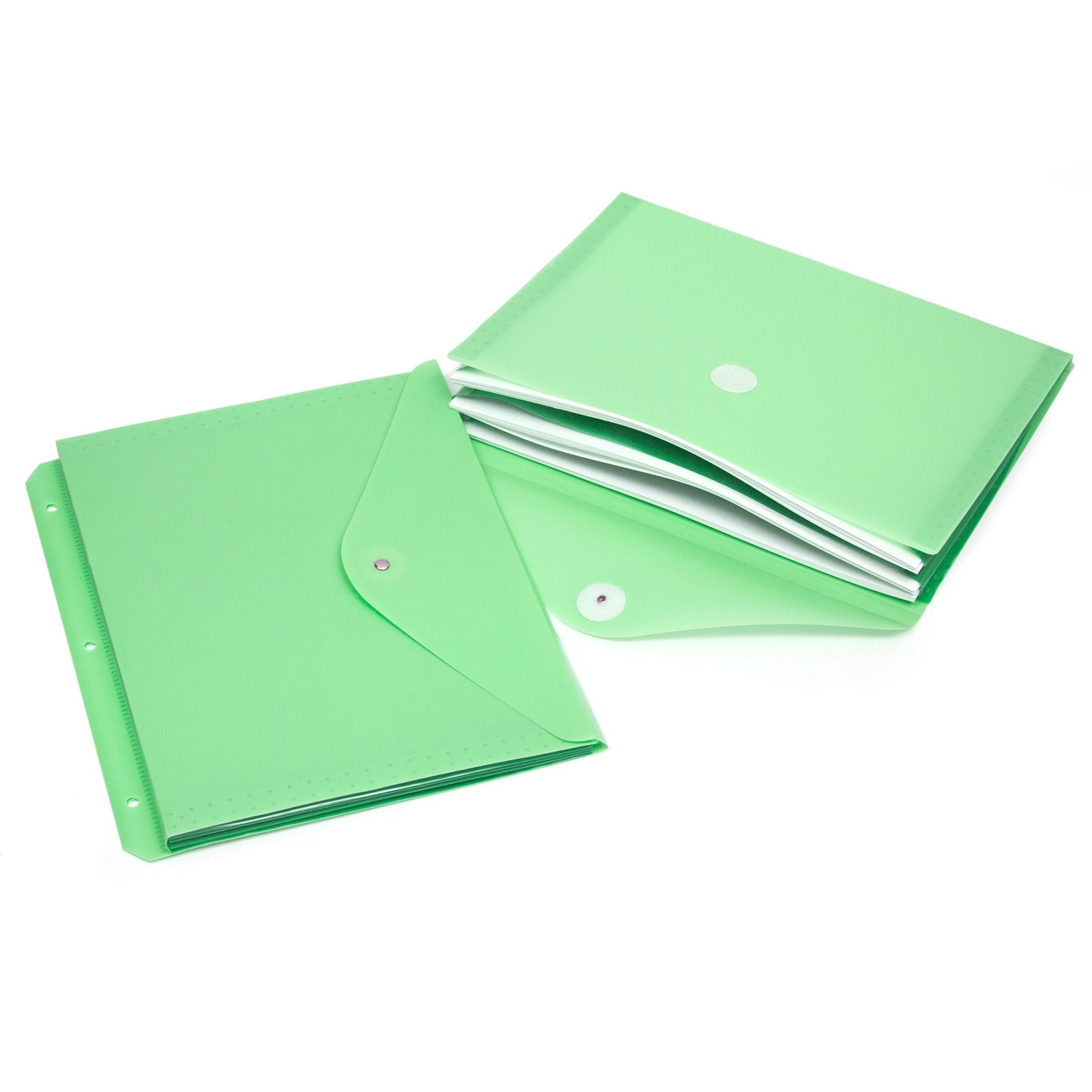 Porte - documents de plastique 3 trous vert GEO - Trippin Store