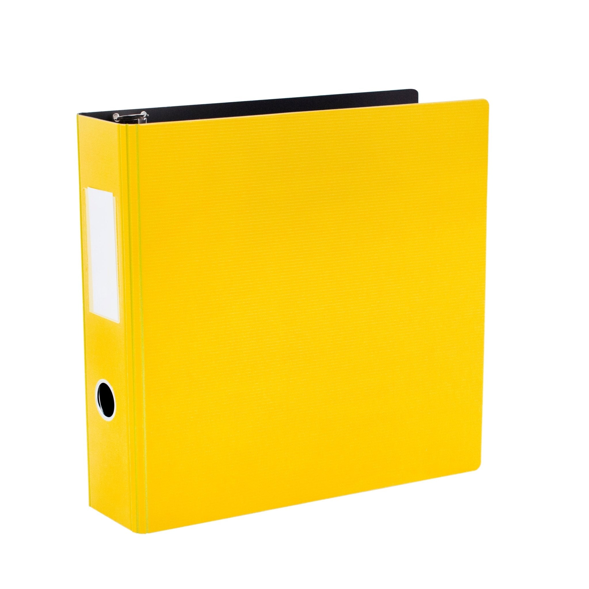 Cartable 2 pouces robuste jaune GEO - Trippin Store